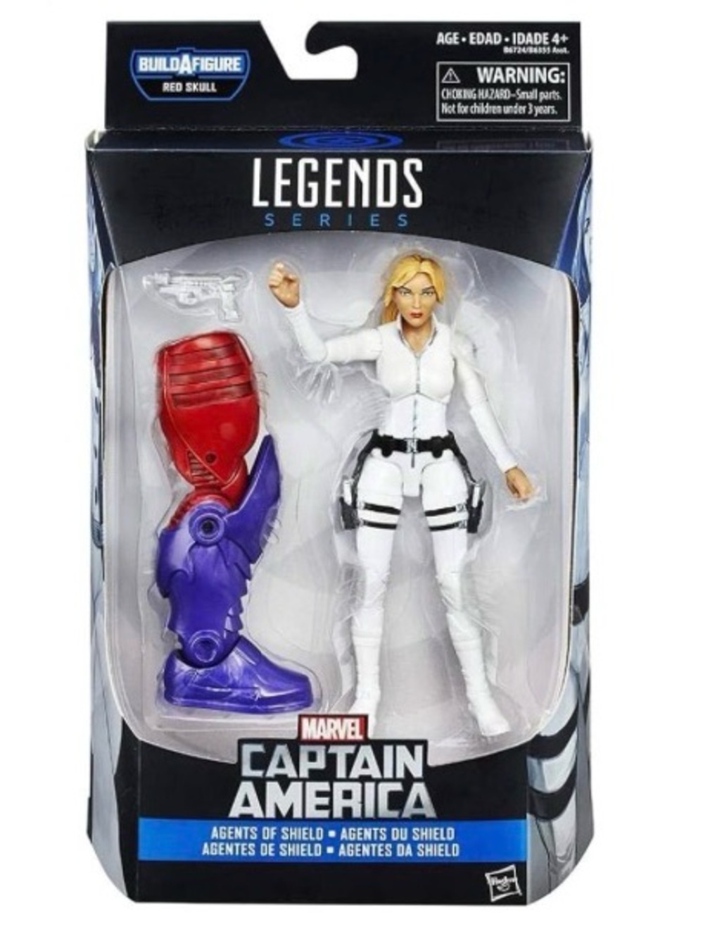 Marvel Legends Series Captain America - Sharon Carter Figure / BAF Red Skull